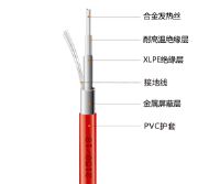 供应黑龙江尚志市伊思特  智能单导发热电缆